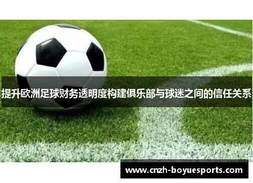 提升欧洲足球财务透明度构建俱乐部与球迷之间的信任关系