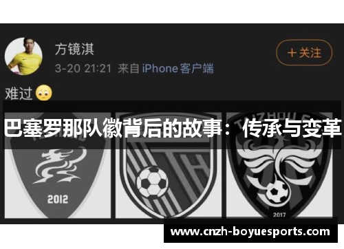 巴塞罗那队徽背后的故事：传承与变革